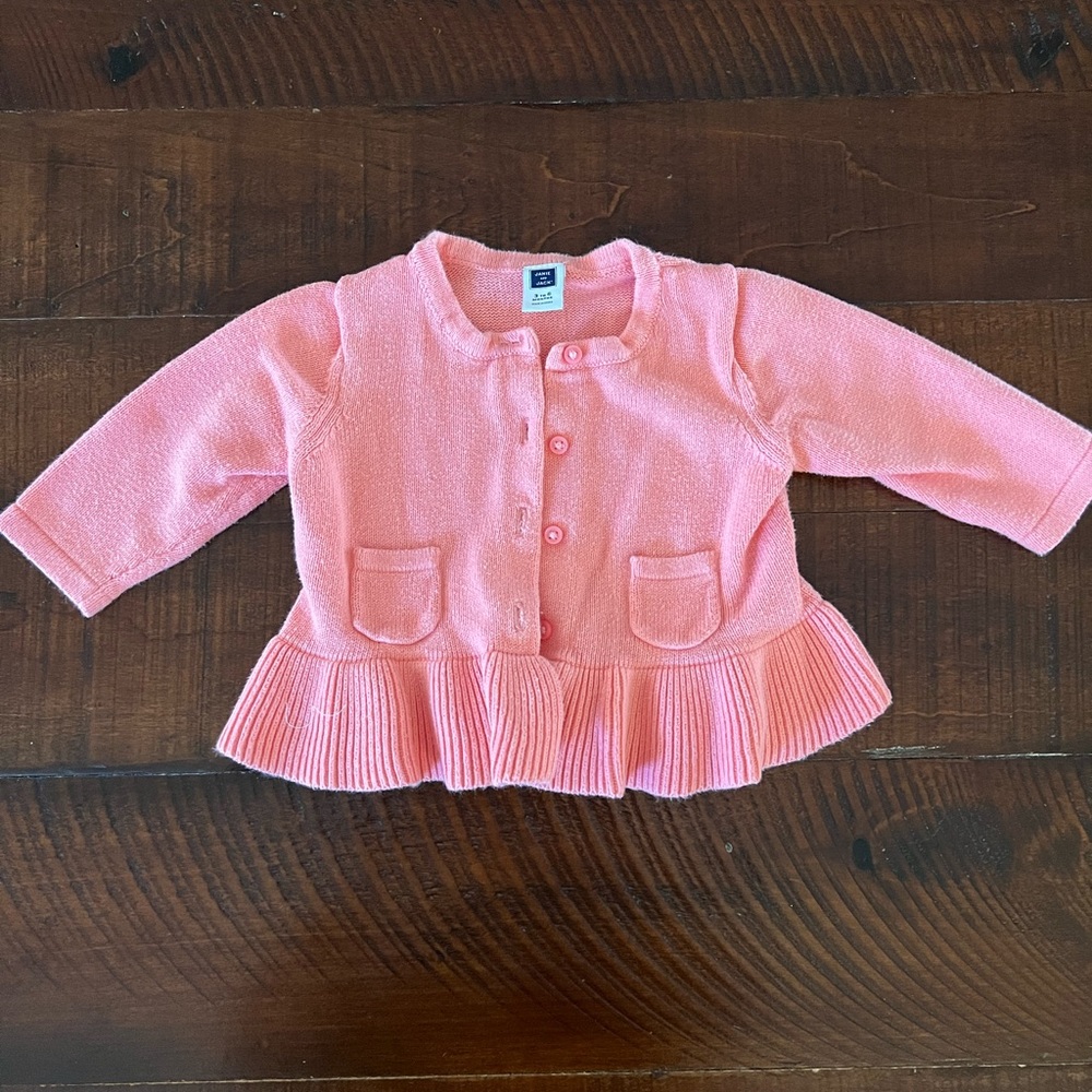 Janie and Jack cardigan 3-6 months